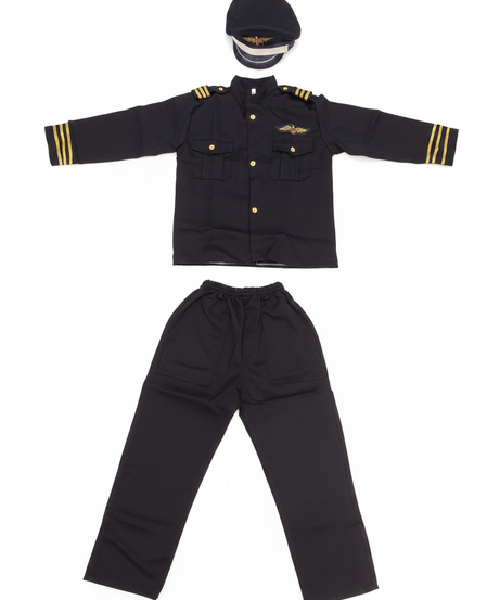 Flight Attendant Boy Costume