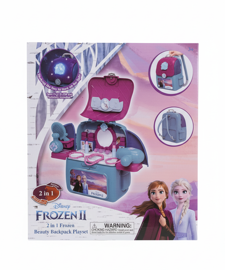 Frozen II 2 In 1 Beauty Backpack Playset