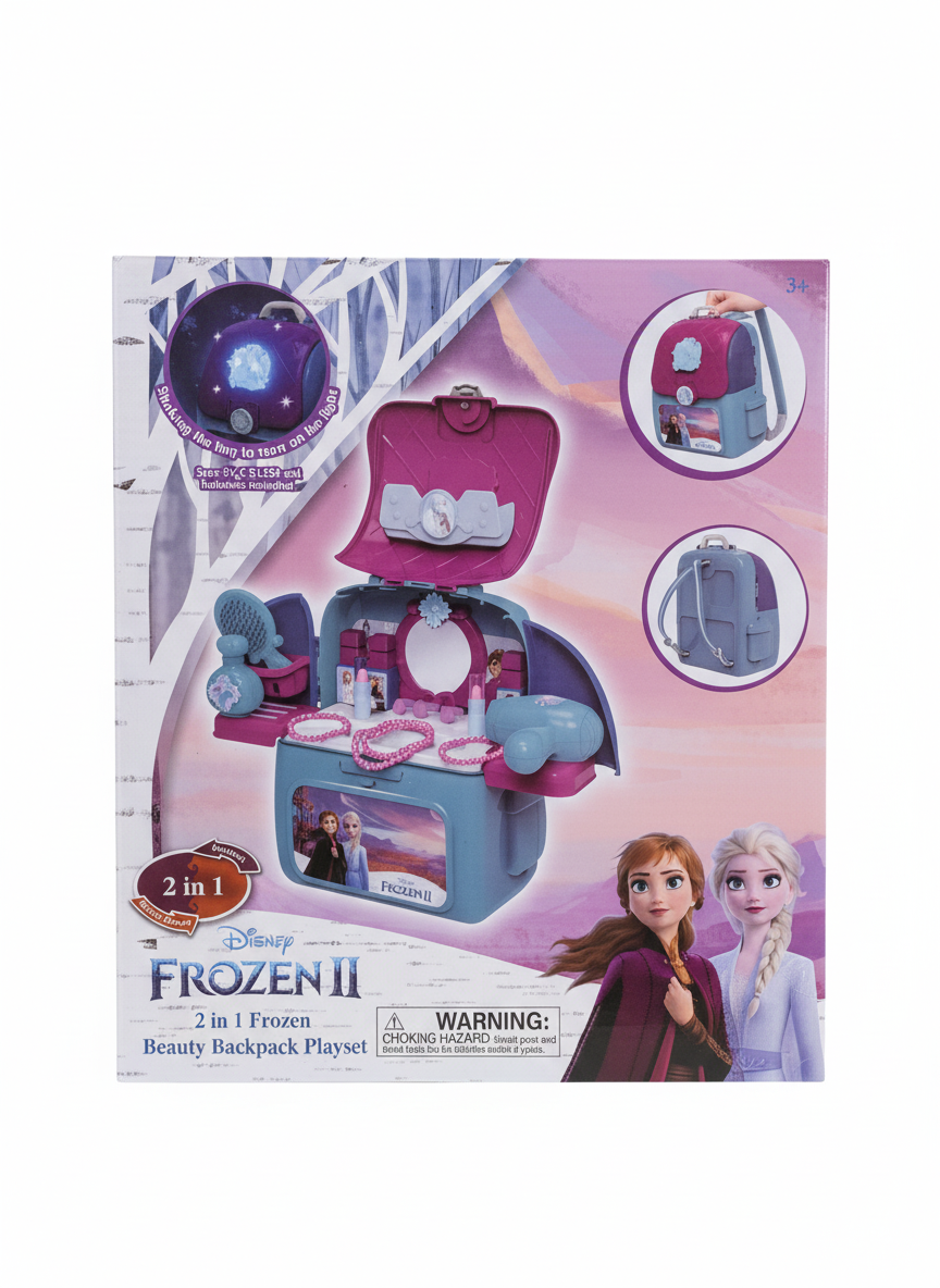 Frozen II 2 In 1 Beauty Backpack Playset