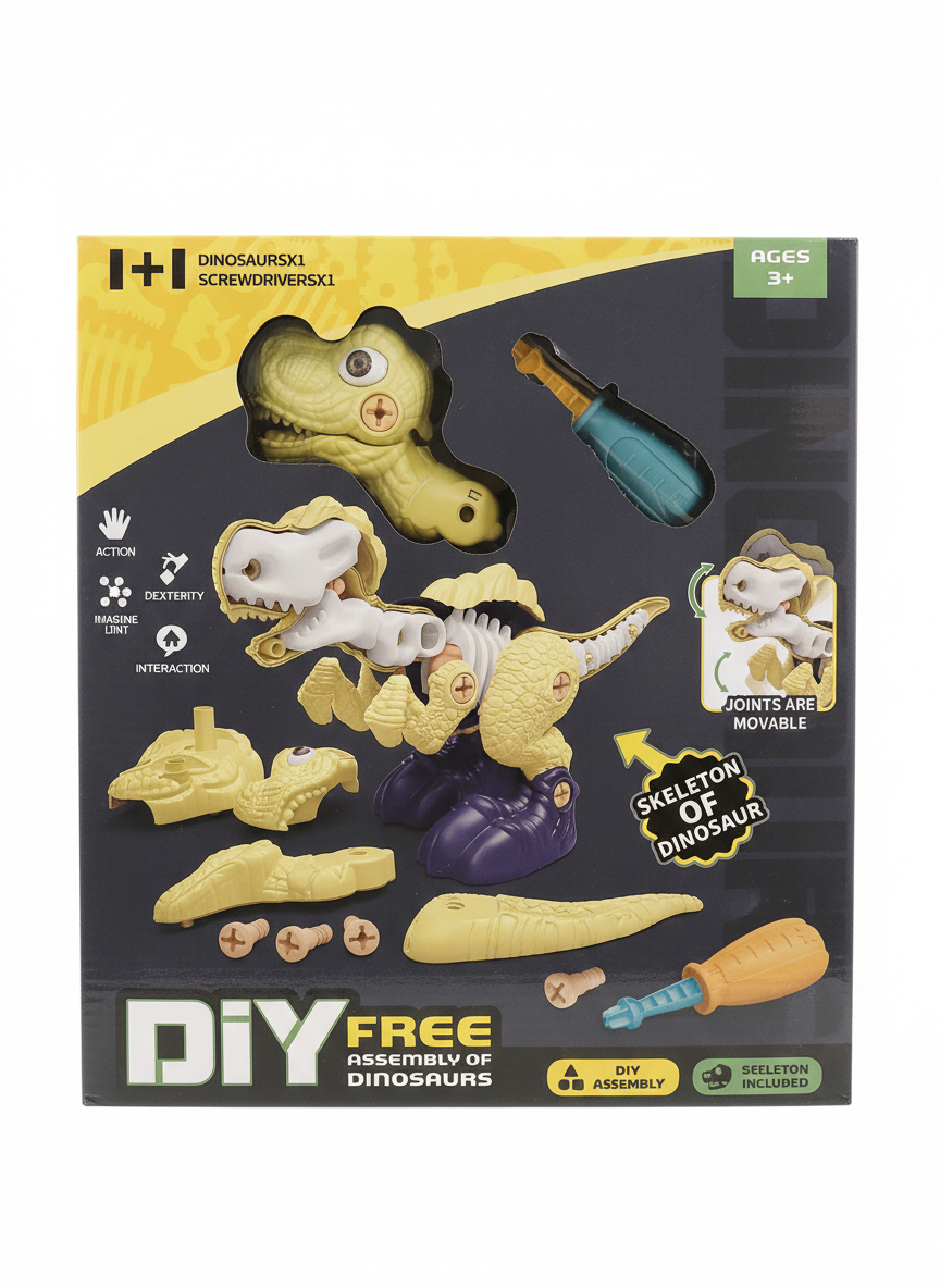 DIY Free Assembly Dinosaur Kit