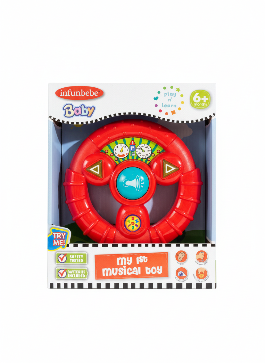 My 1st Musical Toy Steering Wheel For Baby