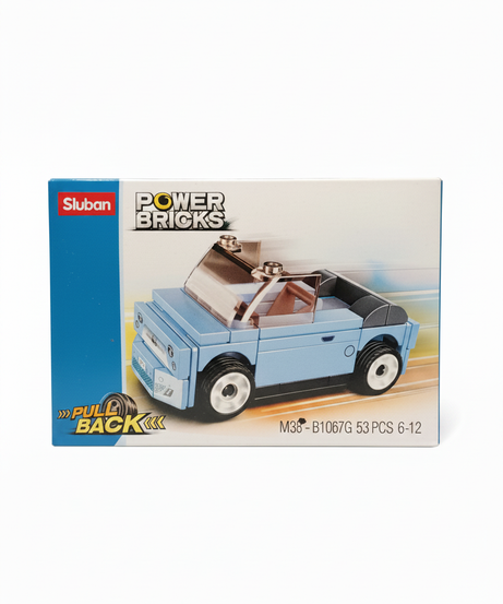 Sluban Power Bricks Pull Back Car M38-B1067G