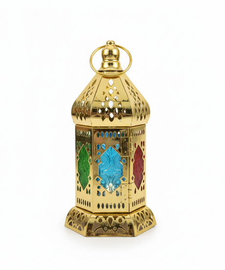 Ornate Golden LED Lantern