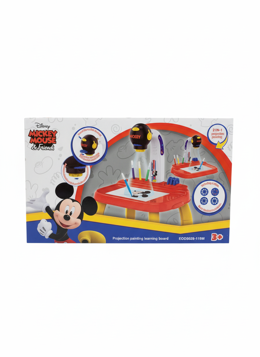 Projection Painting Micky Mouse