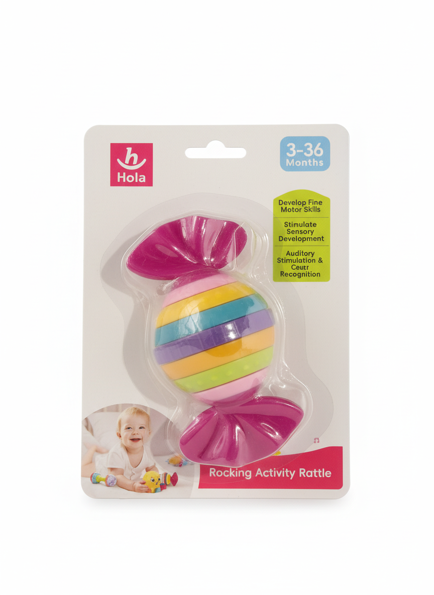 Candy Rocking Activity Rattle 3-36 Months