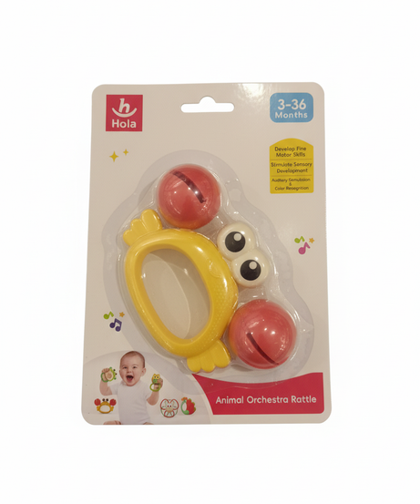 Animal Orchestra Crab Rattle 3-36 Months