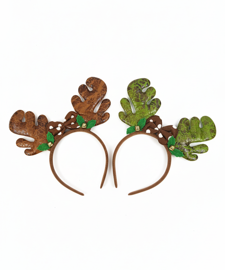 Festive Reindeer Antler Headband (1 Pack)