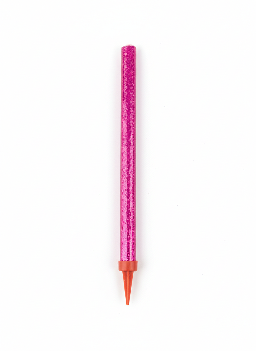 Pink Glitter Celebration Sparkler
