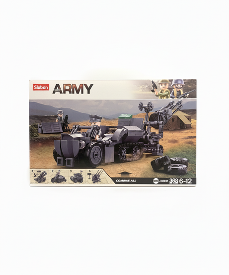 Sluban ARMY World War II M0E81 Combined Vehicle Building Set