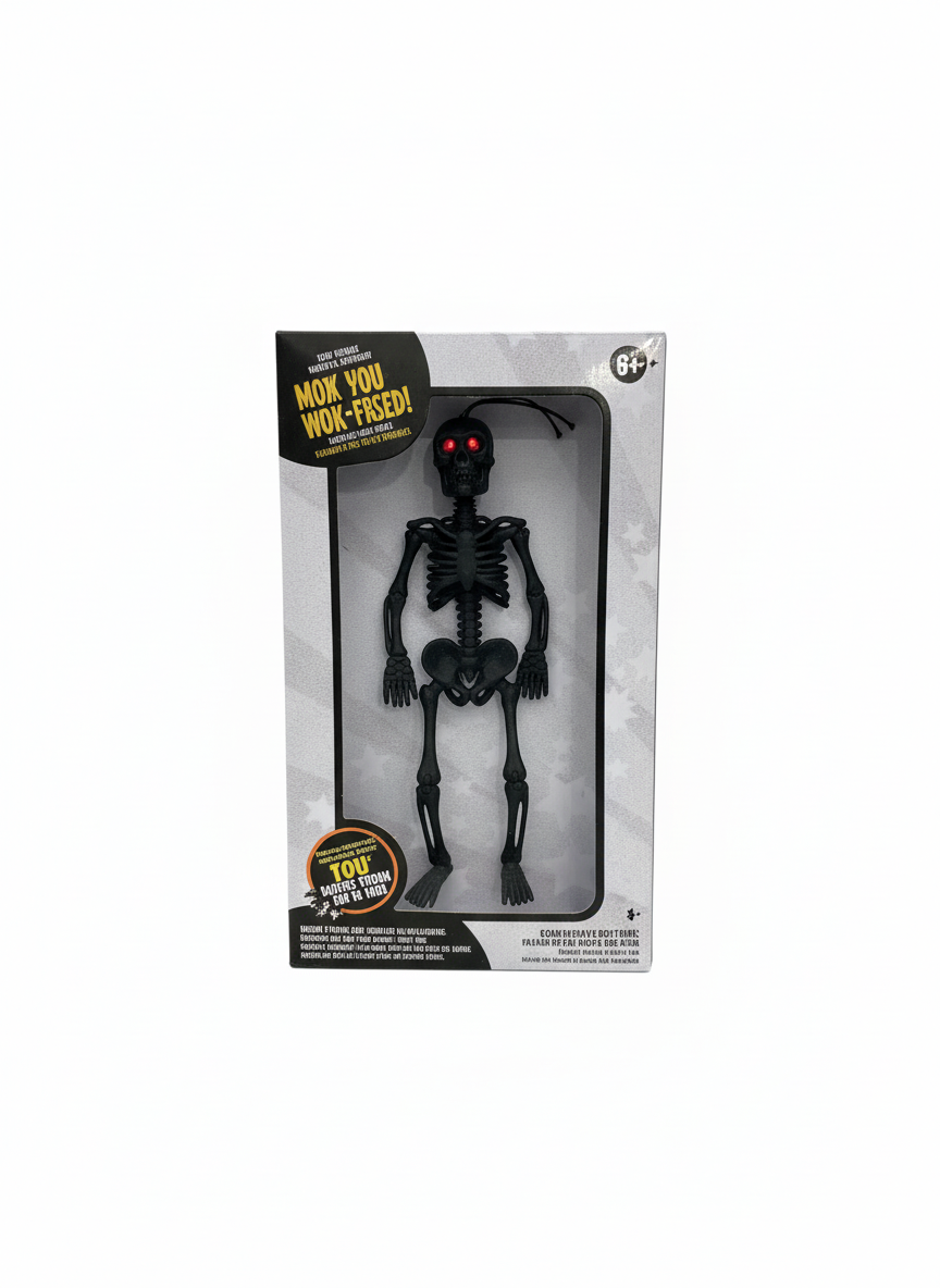 Black Silicon Skeleton