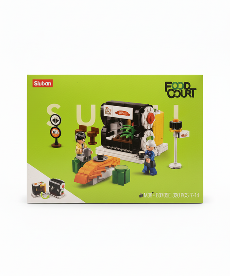 Sluban Food Court Sushi Building Set
