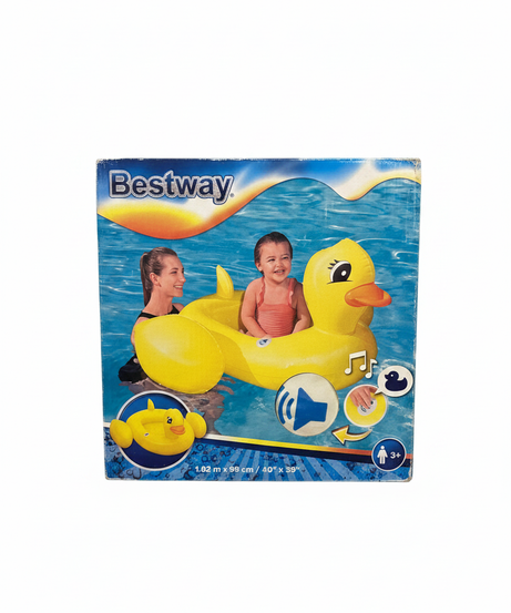 Bestway Inflatable Musical Duck Ride-On Float