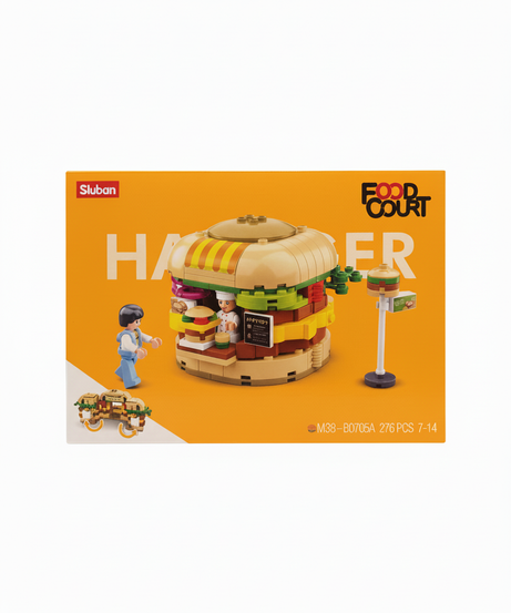 Sluban Food Court Hamburger Building Set