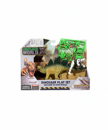 Dinosaur X World Dinosaur Play Set Triceratops
