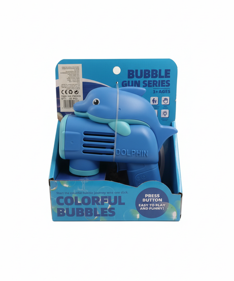 Dolphain Colorful Bubble Gun