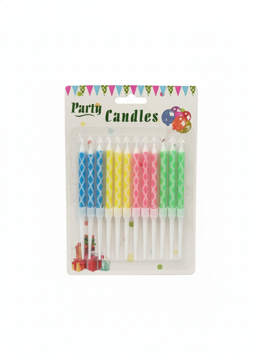 Birthday Candle 12*1 colors
