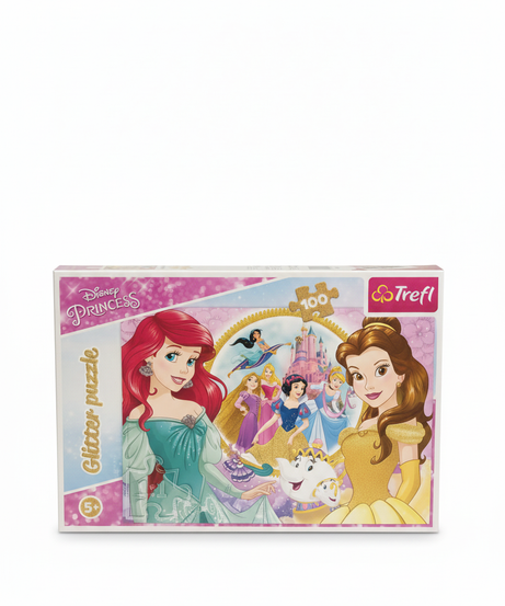 Disney Princess Glitter Puzzle Trefl 100 PCS