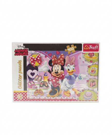 Glitter Puzzle Disney Minnie Mouse Trefl 100 PCS