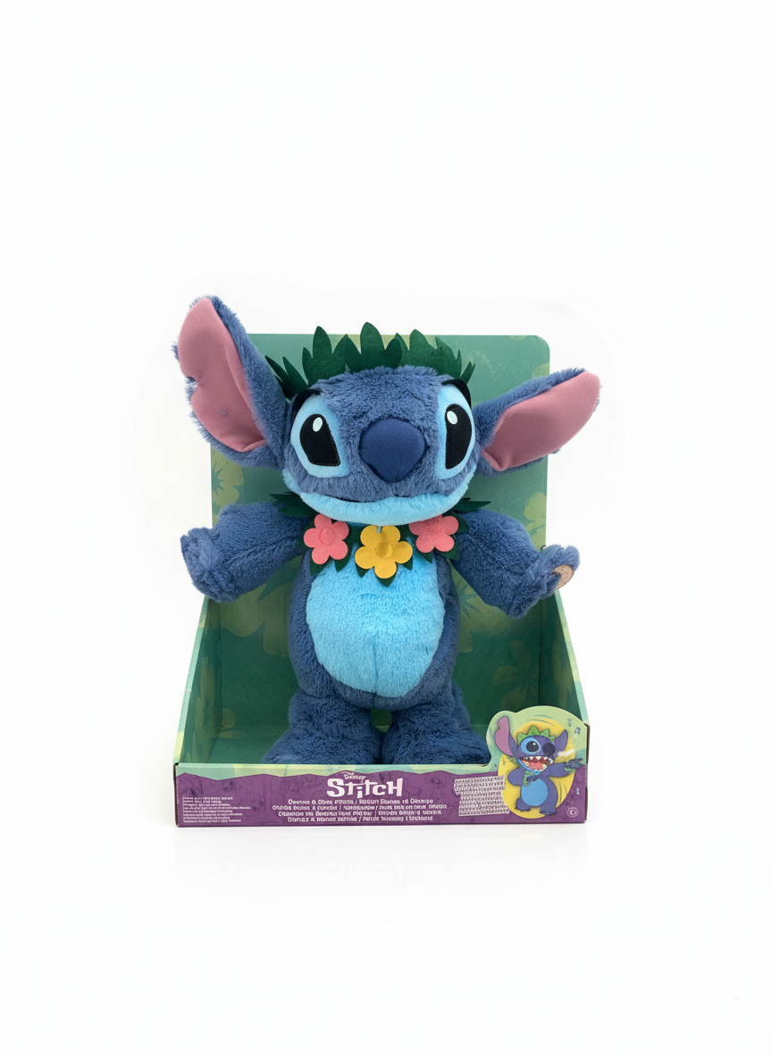 Disney Stitch Dance And Sing Soft Toy