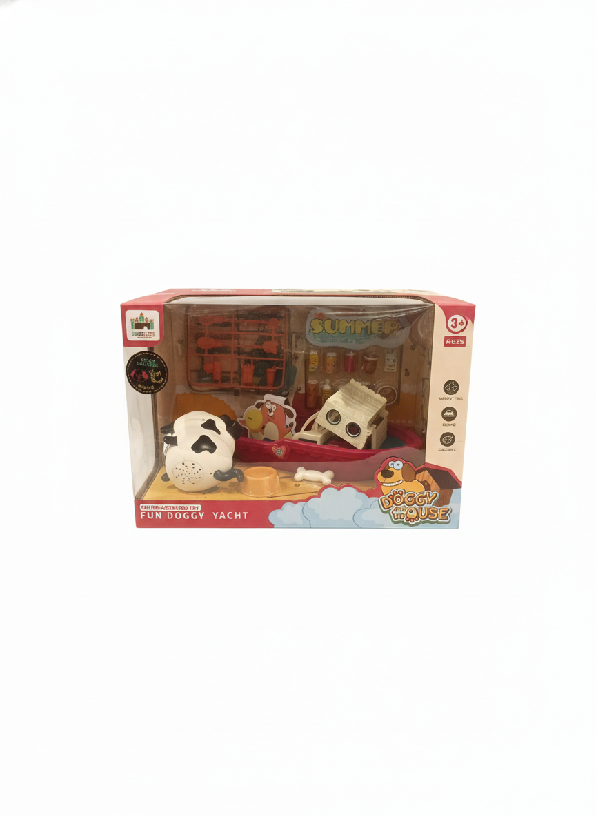 Doggy House Fun Activation Toy Fun Doggy Yacht