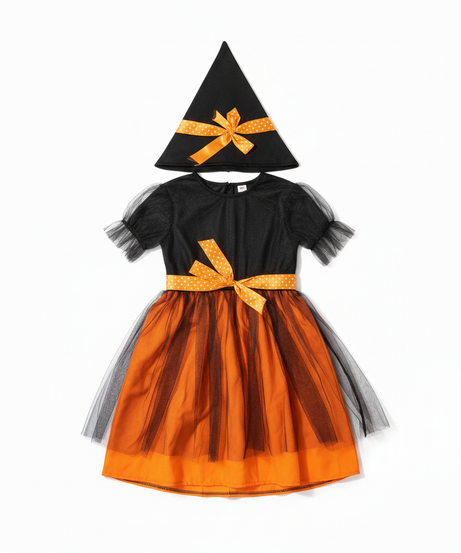 Orange Witch Costume