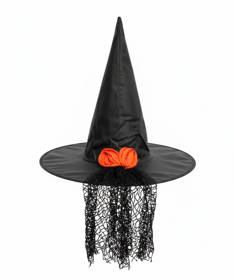 Halloween Witch Hat With Tie