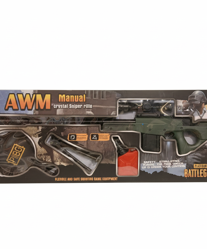 AWM Manual Crystal Sniper Rifle - Playerunknown's Battlegrounds Edition