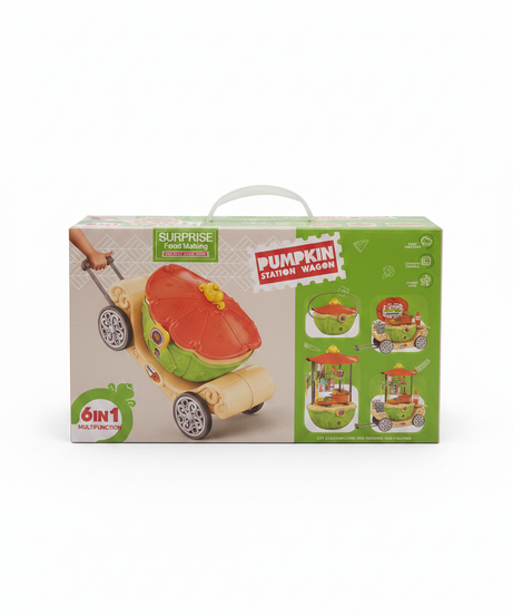 Pumpkin Station Wagon  Surprise Kitchen Set 6 In1 Multi Function