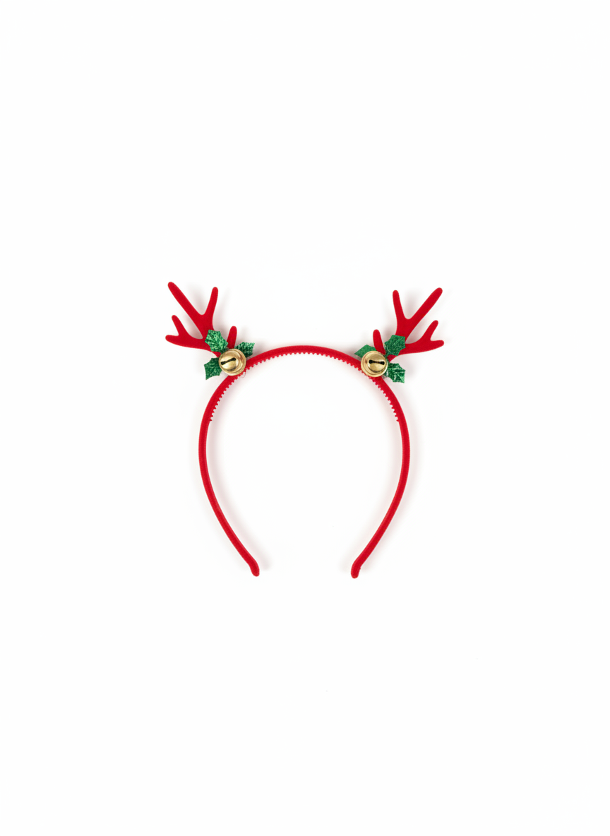 Assorted Christmas Reindeer Antler Headband - 1 Pack