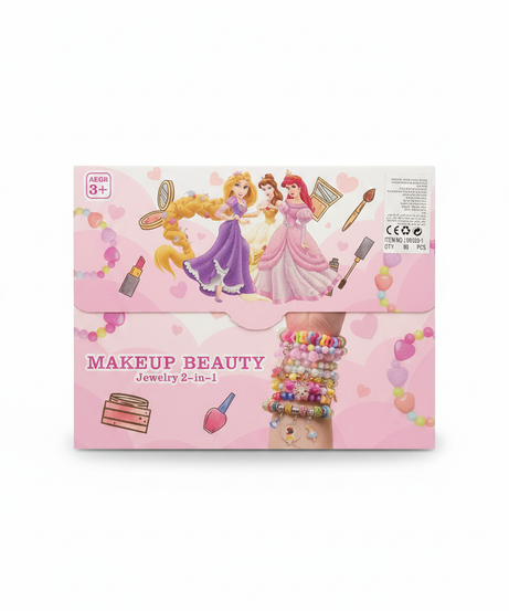 Princess Makeup Beauty Jewelry 2-in-1 Play Set