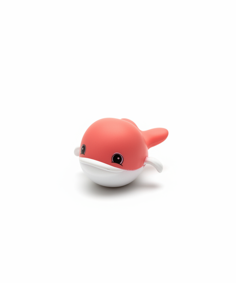 Cute Red Whale Bath Toy