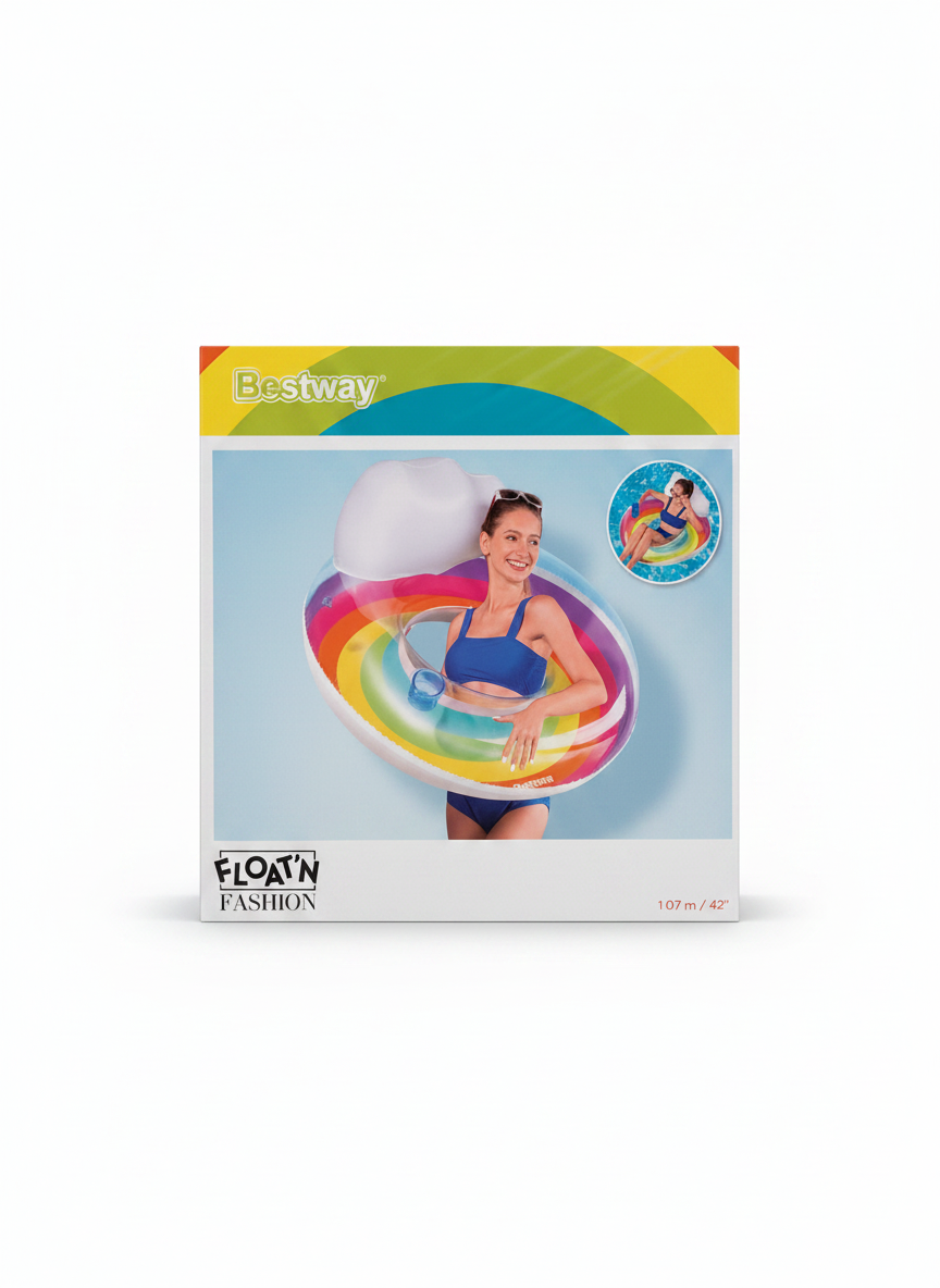 Bestway Float'n Fashion Rainbow Cloud Lounge