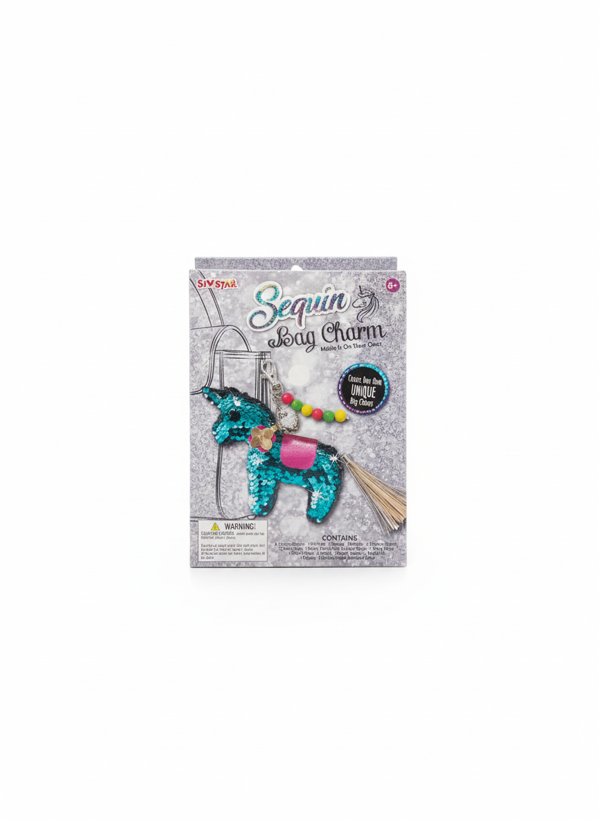 SEW STAR Sequin Bag Charm - Make It On Your Own