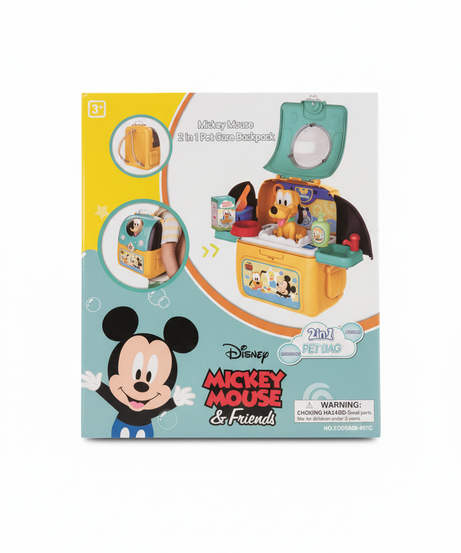 Disney Mickey Mouse & Friends 2 in 1 Pet Care Backpack