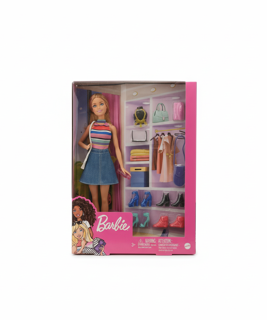 Barbie Fashion Doll with Closet & Accessory Collection