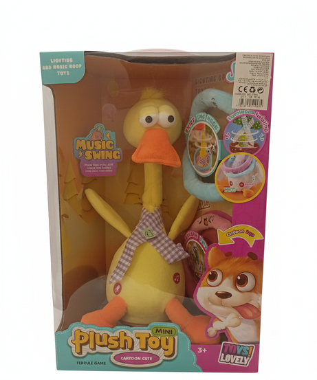 Mini Plush Music & Swing Lighting and Music Hoop Toy
