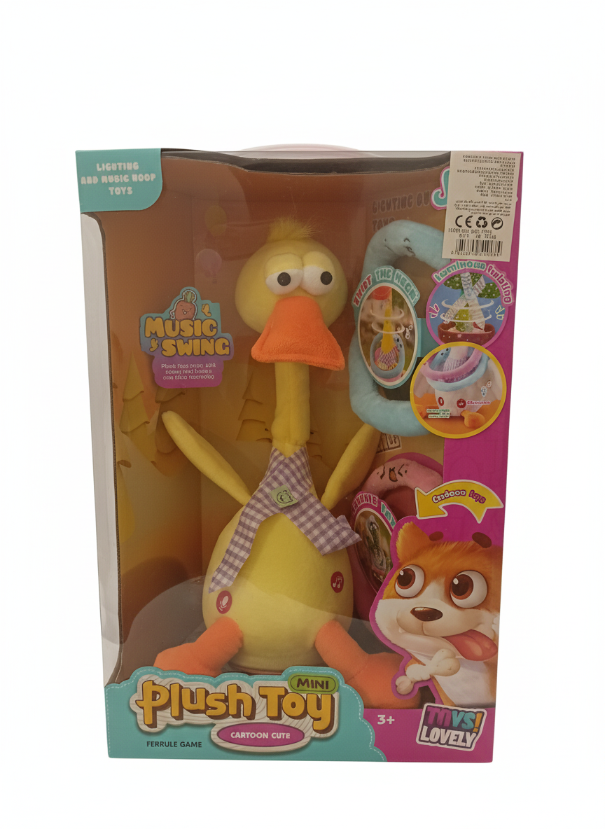 Mini Plush Music & Swing Lighting and Music Hoop Toy