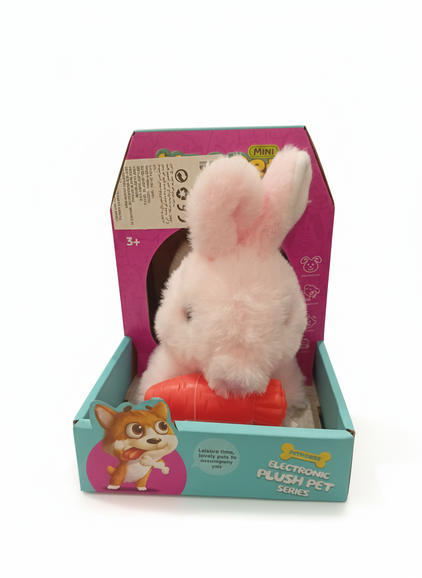 PETHOUSE Electronic Plush Pet Mini Rabbit