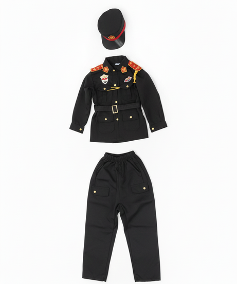 Kids' Deluxe Officer Uniform Costume Set