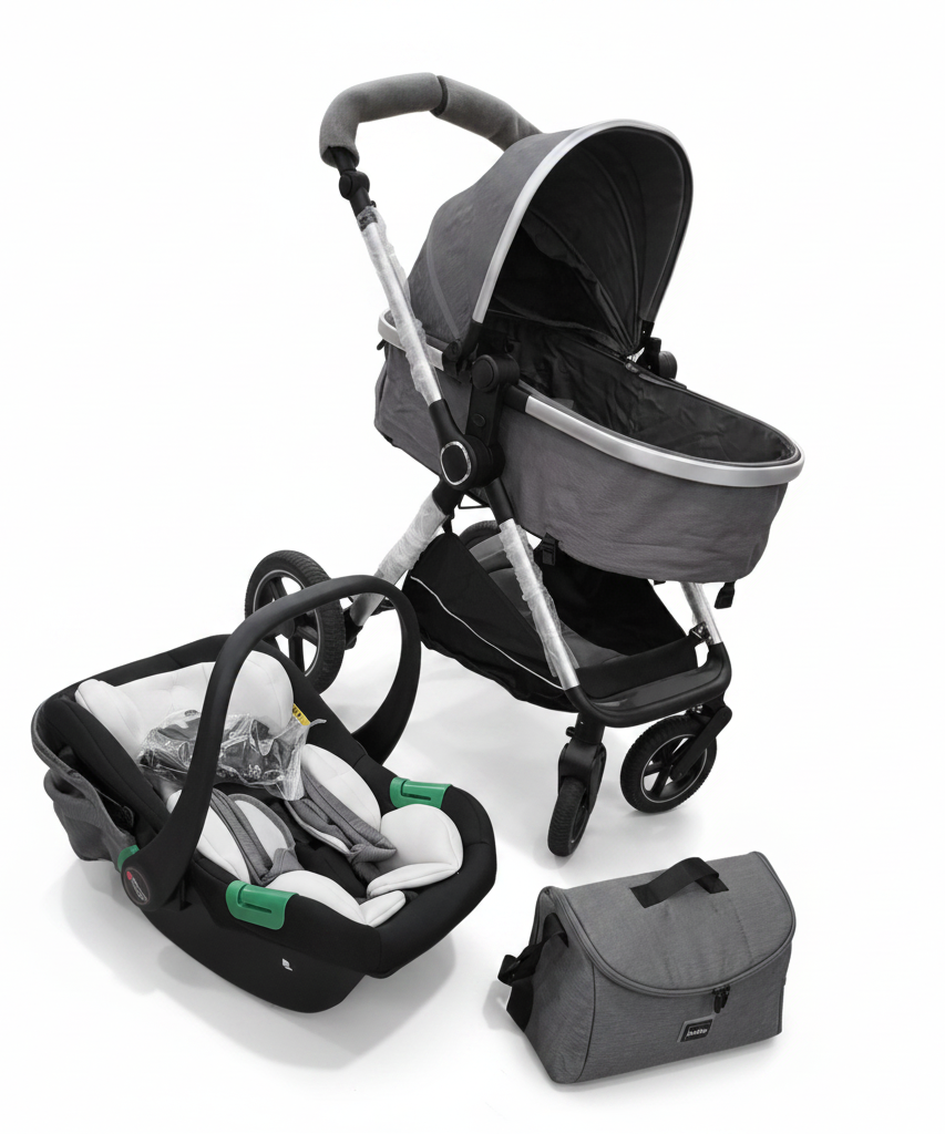 Kidilo 3-in-1 Baby Travel System with Stroller and Car Seat