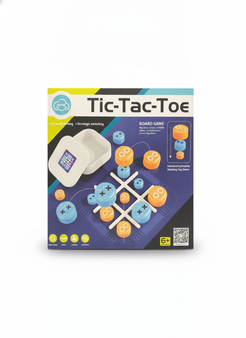 tuosiqi Tic-Tac-Toe Stacking Cup Board Game