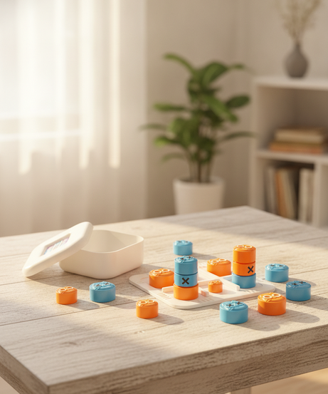 tuosiqi Tic-Tac-Toe Stacking Cup Board Game