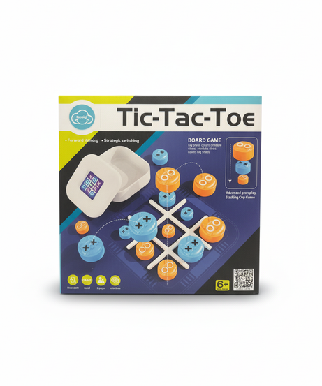 tuosiqi Tic-Tac-Toe Stacking Cup Board Game