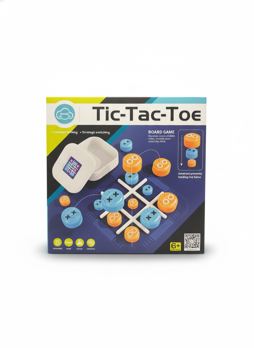tuosiqi Tic-Tac-Toe Stacking Cup Board Game