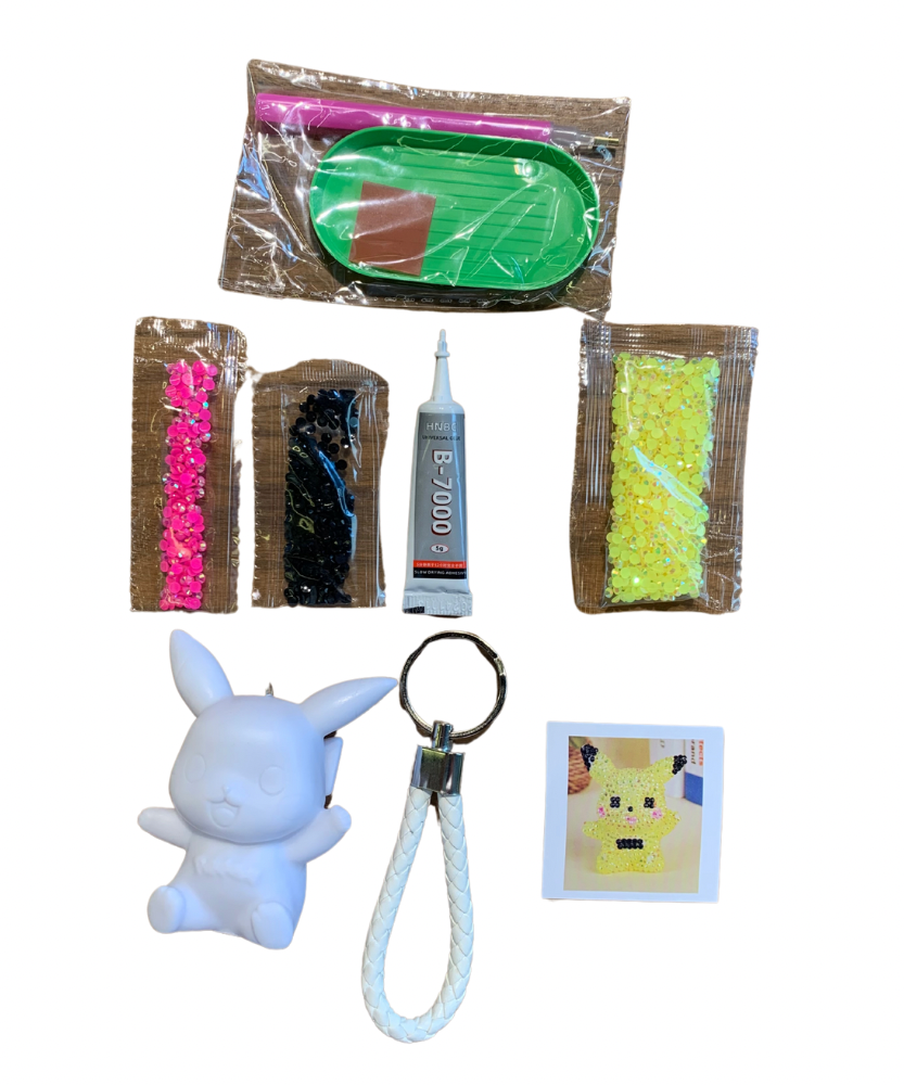 Coloring Character Keychain