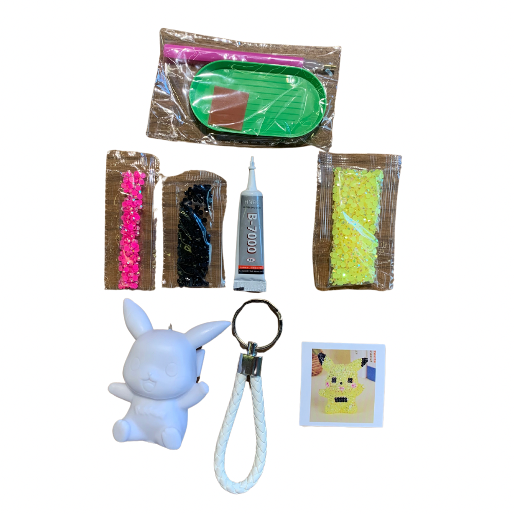 Coloring Character Keychain