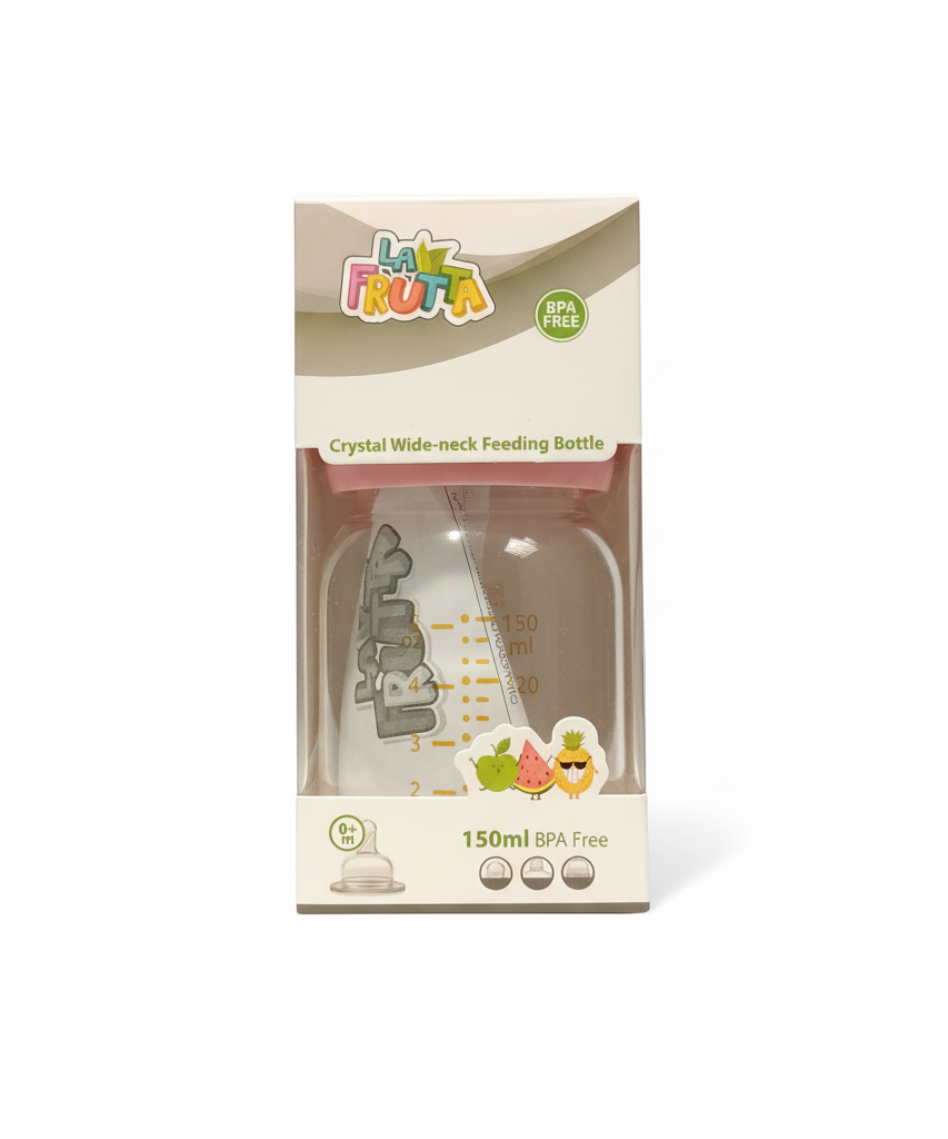 LA FRUTA Crystal Wide-neck Feeding Bottle