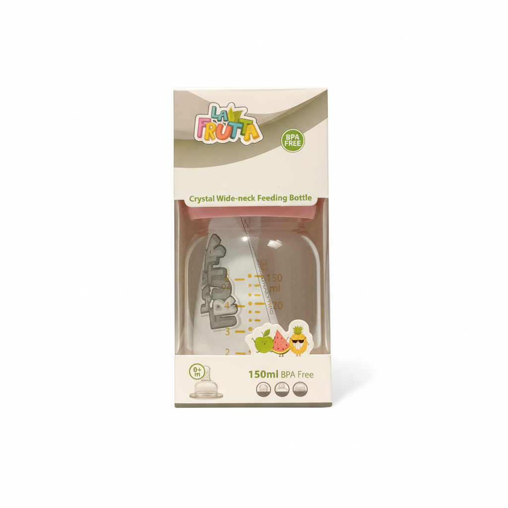 LA FRUTA Crystal Wide-neck Feeding Bottle