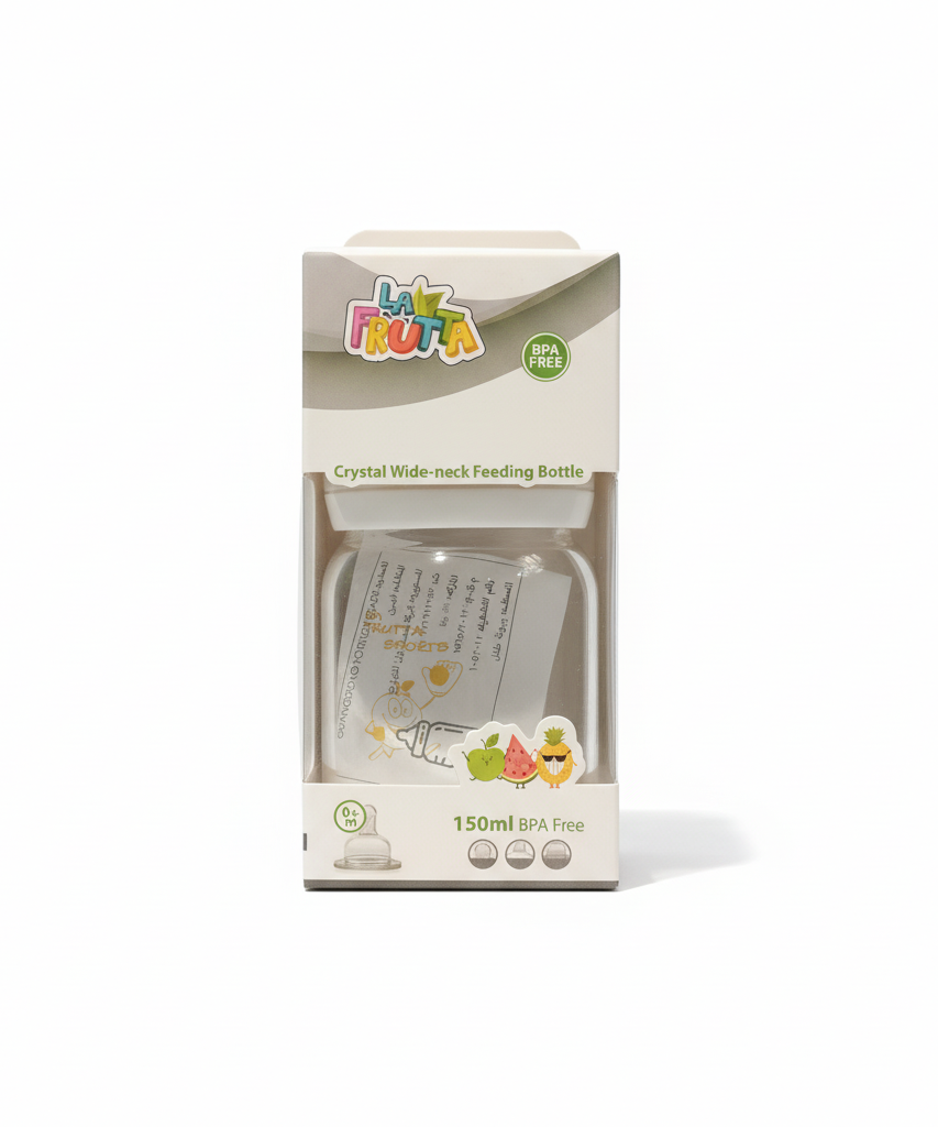LA FRUTA Crystal Wide-neck Feeding Bottle