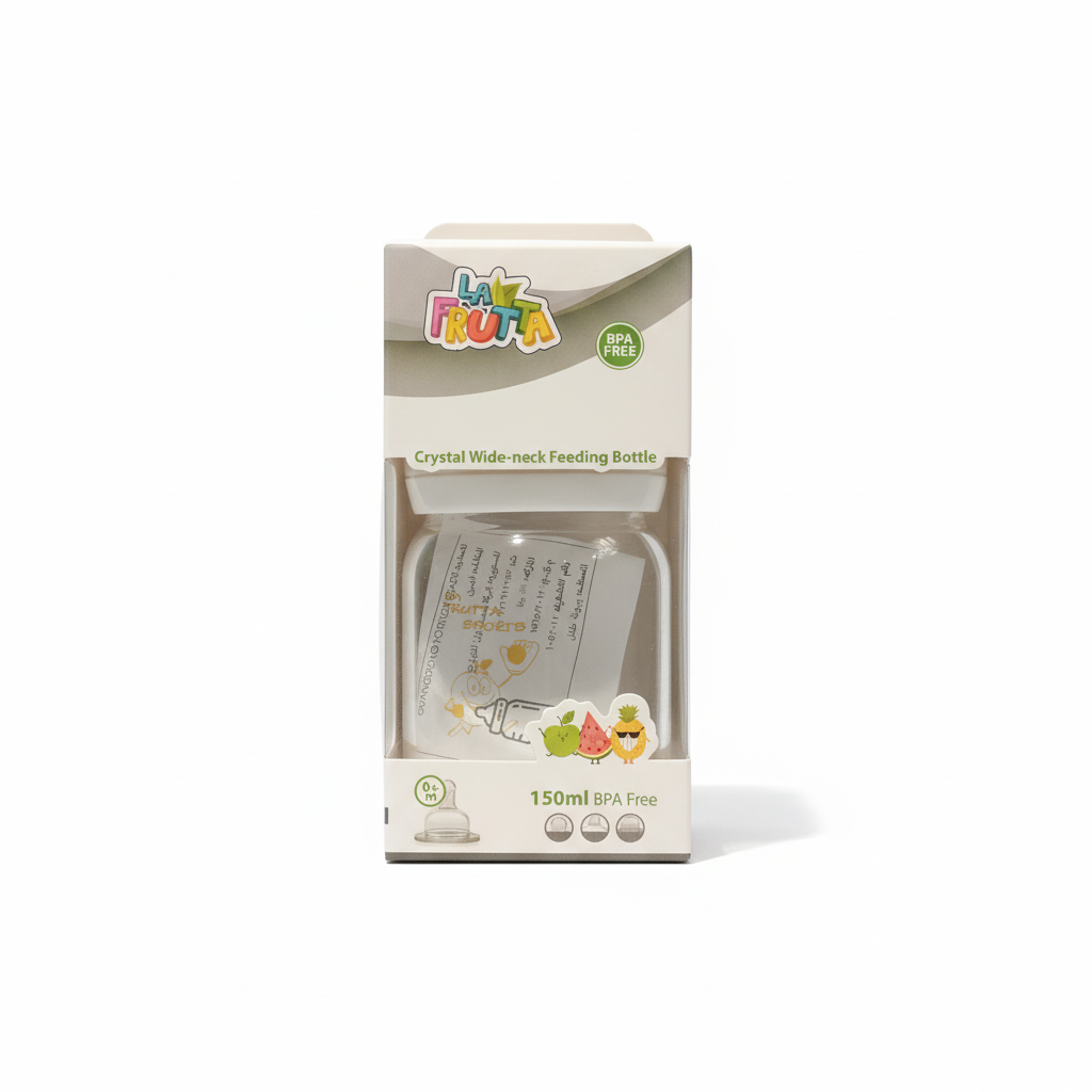 LA FRUTA Crystal Wide-neck Feeding Bottle